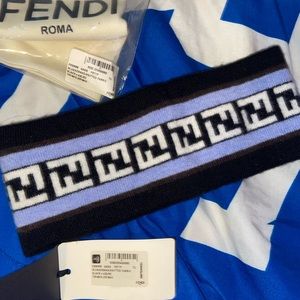 Knitted Fabric Fendi Headband 100% authentic from Saks